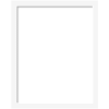 *Click on pic. for Add'l Options* Gallery Economy Picture Frame 7//8" Wide, White 11x14