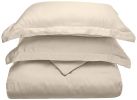 *Click on pic. for Add'l Colors* 300-Thread Count Modal Sateen Solid Wrinkle-Free Duvet Cover Set, Full/Queen *Free Shipping*