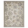 *Click on pic. for Add'l Sizes* Amaryllis Gray Modern Floral Jute Backing Indoor Farmhouse Area Rugs and Runner *Free Shipping on orders over $46*