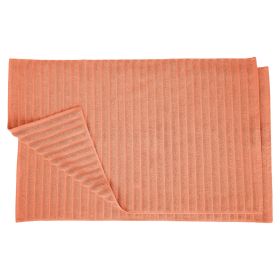 *Click on pic. for Add'l Colors* Lined 100% Cotton 1000 GSM 2-Piece Bath Mat Set *Free Shipping on orders over $46* (Color: Coral)