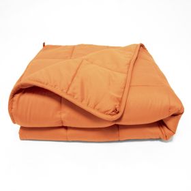 *Click on pic. for Add'l Colors* Weighted Quilted Microfiber Throw Blanket, 41"x60" 10lbs *Free Shipping* (Color: Canyon Clay)