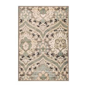 *Click on pic. for Add'l Sizes* Augusta Traditional Oriental Floral Damask Indoor Area Rugs and Runners, Light Blue *Free Shipping on orders over $46* (Size: 2' x 3')