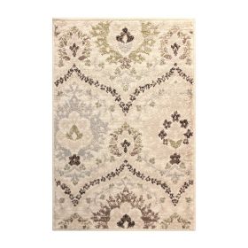 *Click on pic. for Add'l Sizes* Augusta Traditional Oriental Floral Damask Indoor  Area Rugs and Runners, Ivory *Free Shipping on orders over $46* (Size: 2' x 3')