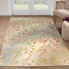 *Click on pic. for Add'l Sizes* Adsila Iridescent Floral Modern Area Rugs and Runner, Apricot *Free Shipping*
