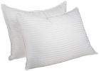 *Click on pic. for Add'l Sizes* Striped Microfiber and Down Alternative Pillow - Set of 2 *Free Shipping*