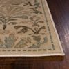 *Click on pic. for Add'l Sizes* Ivory and Light Green Floral Traditional Indoor Area Rug