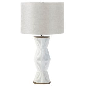 *Click on pic. for Add'l Colors* Gable Ridges Table Lamp *Free Shipping (Color: White/Beige Shade)