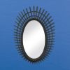 *Click on pic. for Add'l Sizes* Riki Black Bamboo Mirror *Free Shipping*