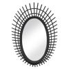 *Click on pic. for Add'l Sizes* Riki Black Bamboo Mirror *Free Shipping*