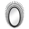 *Click on pic. for Add'l Sizes* Riki Black Bamboo Mirror *Free Shipping*